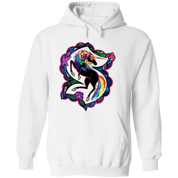 Seattle Kraken Unicorn Pride Logo Hoodie - Image 8