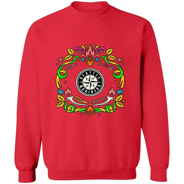 Seattle Mariners Dia De Los Muertos Sweatshirt - Image 4