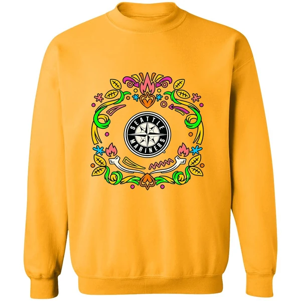 Seattle Mariners Dia De Los Muertos Sweatshirt - Image 2