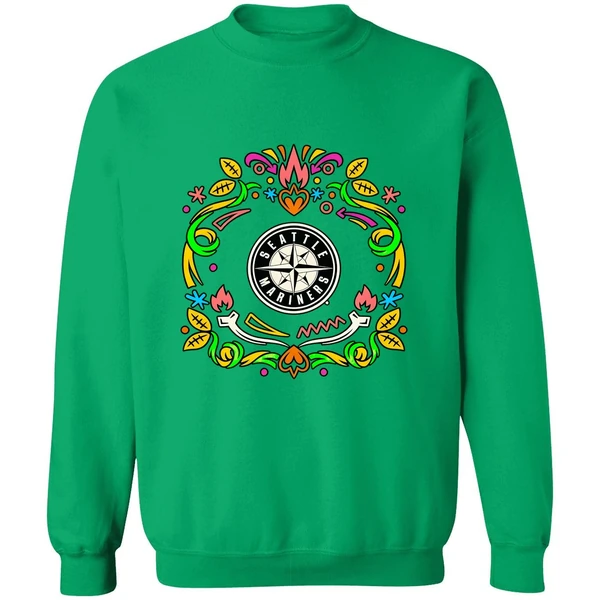 Seattle Mariners Dia De Los Muertos Sweatshirt - Image 3