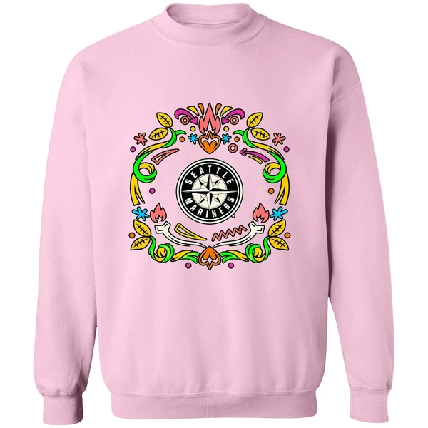 Seattle Mariners Dia De Los Muertos Sweatshirt - Image 5
