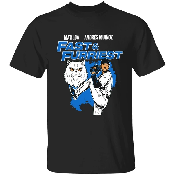 Seattle Mariners Matilda Andres Munoz Fast And Furriest Shirt