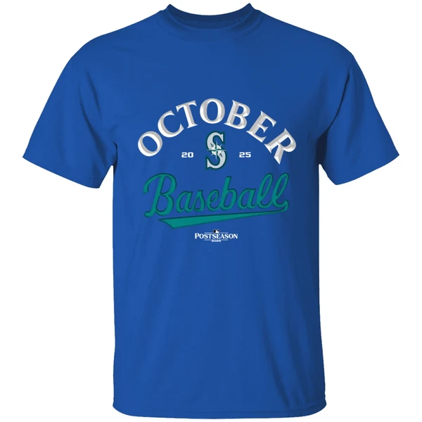 Seattle Mariners October Baseball 2025 Mlb Postseason Shirt - Image 7