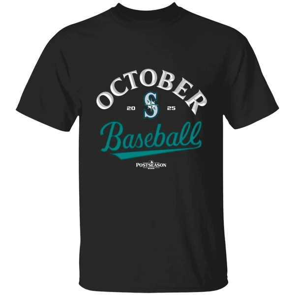 Seattle Mariners October Baseball 2025 Mlb Postseason Shirt - Image 9