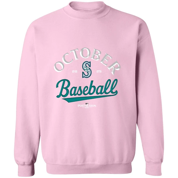 Seattle Mariners October Baseball 2025 Mlb Postseason Sweatshirt - Image 4