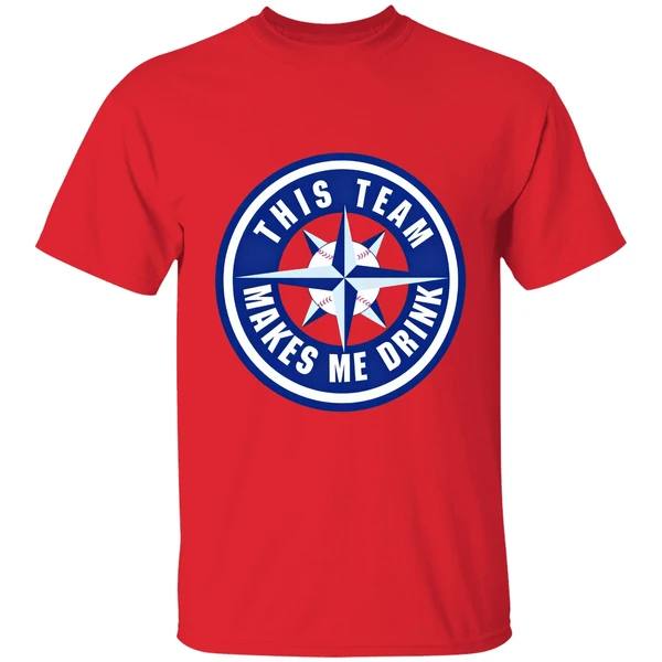 Seattle Mariners This Team Makes Me Drink Mlb Shirt - Image 6
