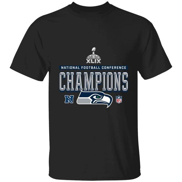 Seattle Seahawks 2025 Nfc Champions Locker Room Trophy Collection Shirt