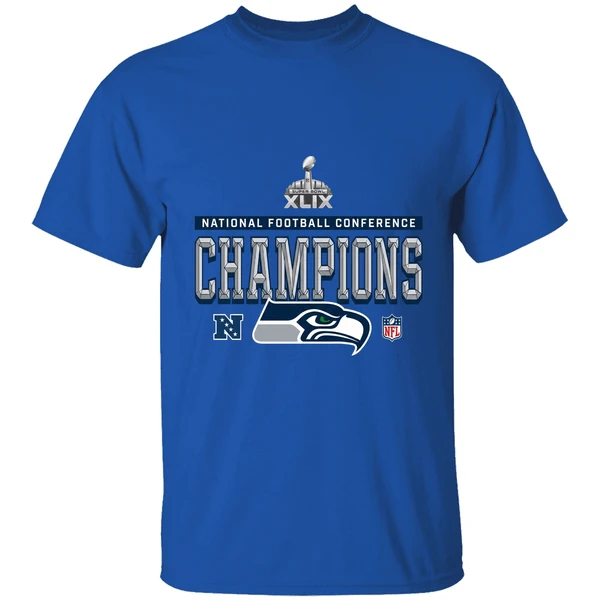 Seattle Seahawks 2025 Nfc Champions Locker Room Trophy Collection Shirt - Image 8