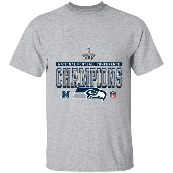 Seattle Seahawks 2025 Nfc Champions Locker Room Trophy Collection Shirt - Image 9