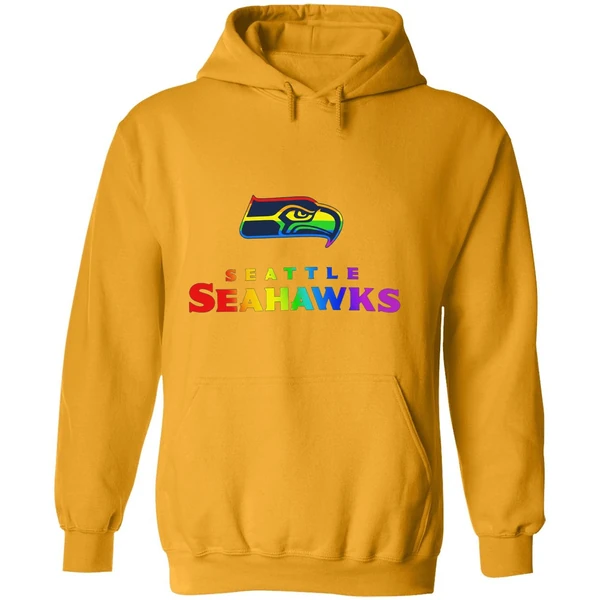Seattle Seahawks Lgbt Pride Rainbow Hoodie