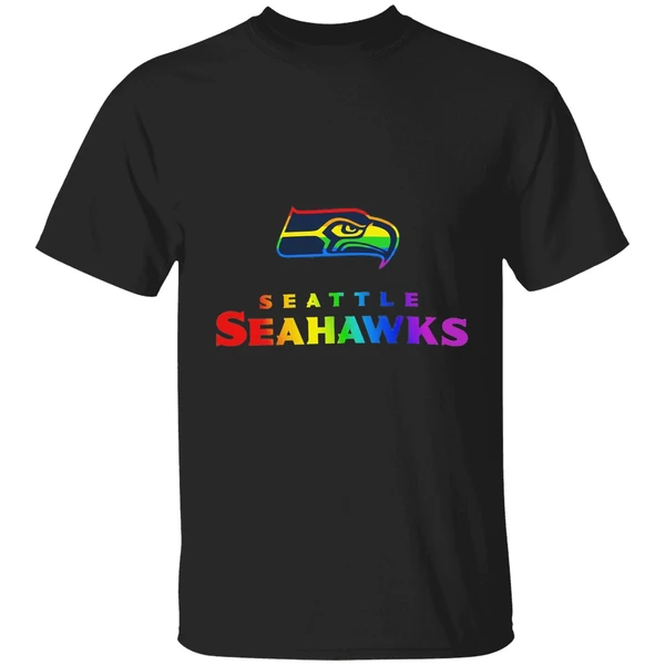 Seattle Seahawks Lgbt Pride Rainbow Shirt