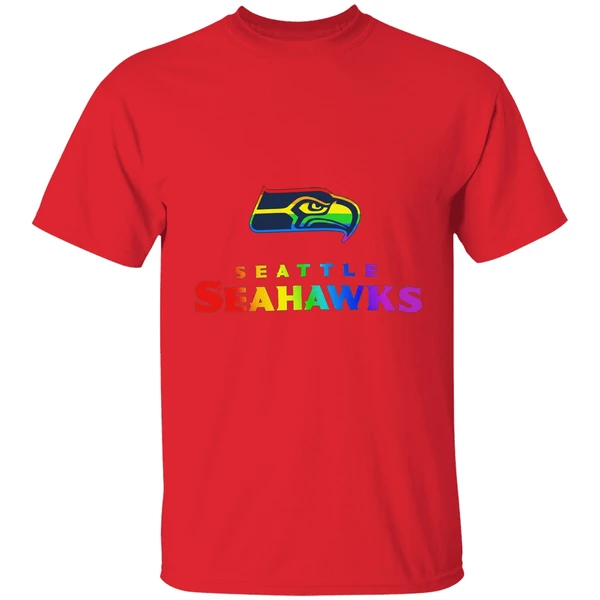 Seattle Seahawks Lgbt Pride Rainbow Shirt - Image 7