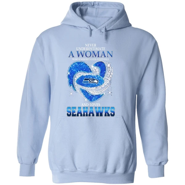 Seattle Seahawks Never Underestimate A Woman Who Understands Football And Loves Hoodie - Image 4