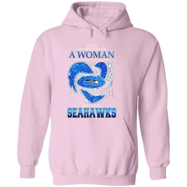 Seattle Seahawks Never Underestimate A Woman Who Understands Football And Loves Hoodie - Image 5