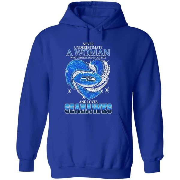 Seattle Seahawks Never Underestimate A Woman Who Understands Football And Loves Hoodie - Image 7