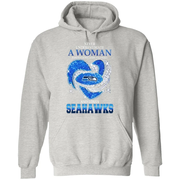 Seattle Seahawks Never Underestimate A Woman Who Understands Football And Loves Hoodie - Image 9