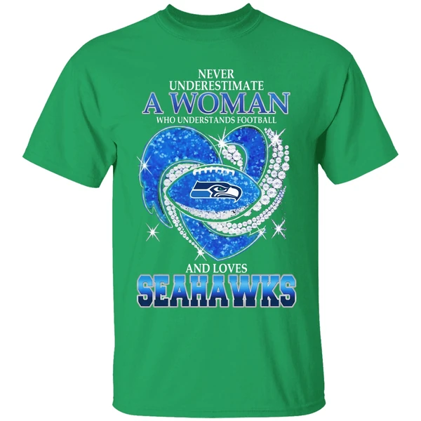 Seattle Seahawks Never Underestimate A Woman Who Understands Football And Loves Shirt - Image 2