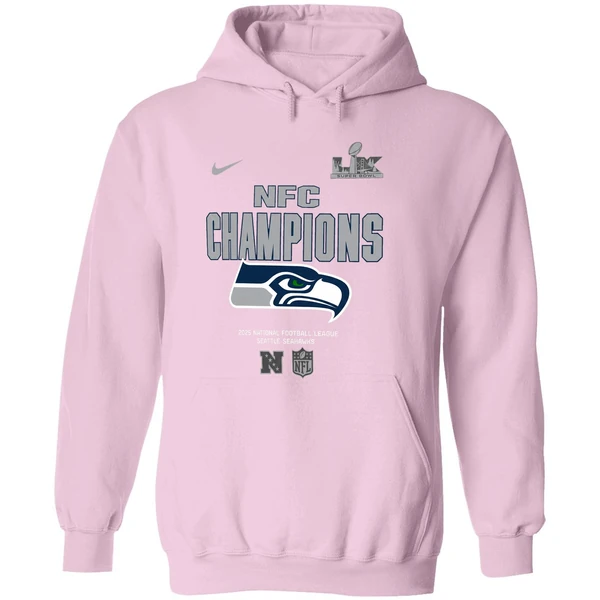 Seattle Seahawks Nike 2025 Nfc Champions Roster Hoodie - Image 5