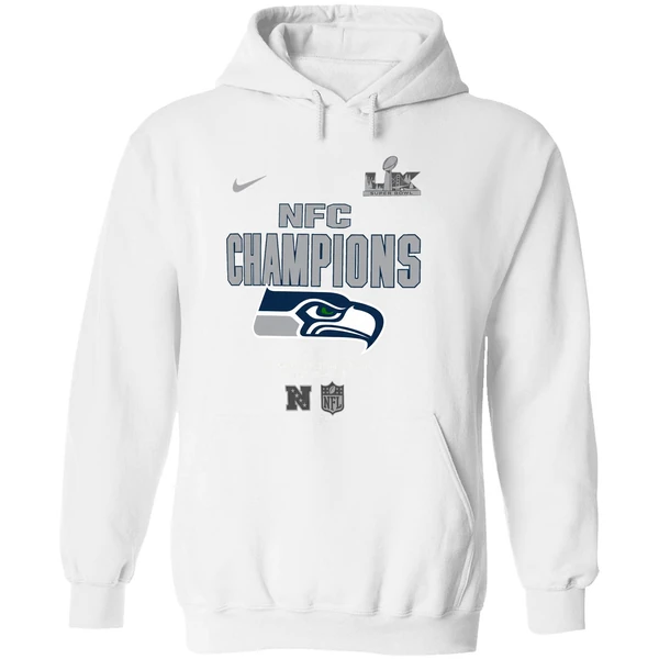 Seattle Seahawks Nike 2025 Nfc Champions Roster Hoodie - Image 8