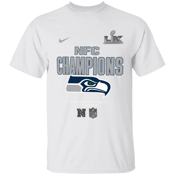 Seattle Seahawks Nike 2025 Nfc Champions Roster Shirt