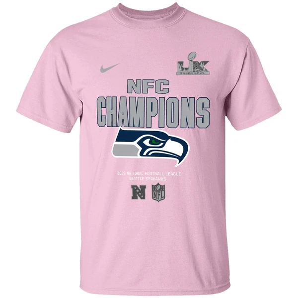 Seattle Seahawks Nike 2025 Nfc Champions Roster Shirt - Image 2