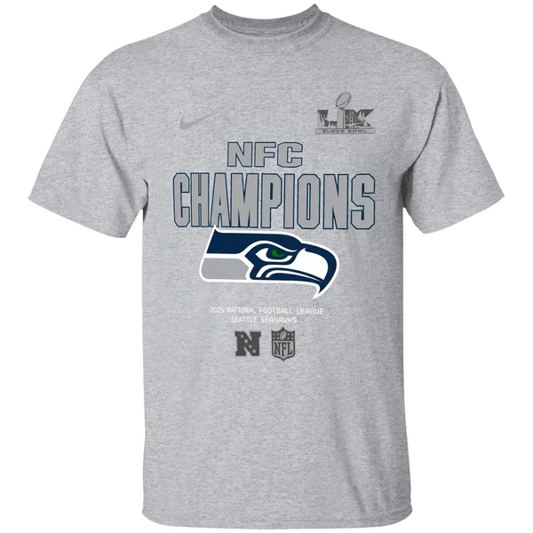 Seattle Seahawks Nike 2025 Nfc Champions Roster Shirt - Image 6