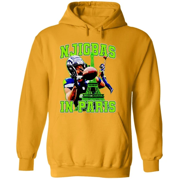 Seattle Seahawks Njigbas In Paris Hoodie