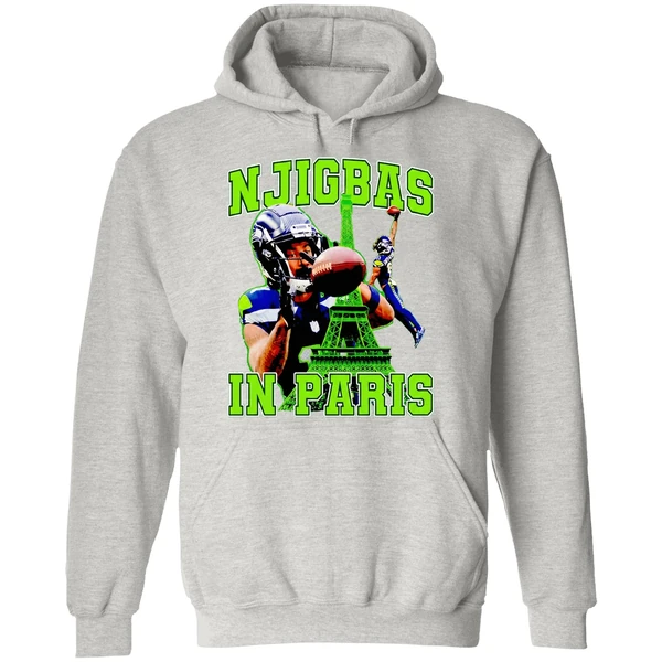 Seattle Seahawks Njigbas In Paris Hoodie - Image 9