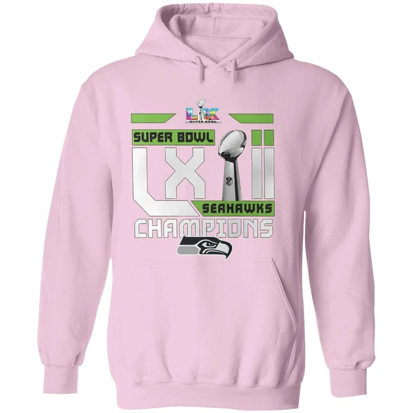 Seattle Seahawks Super Bowl 2026 Nfl Champs Football Hoodie - Image 5