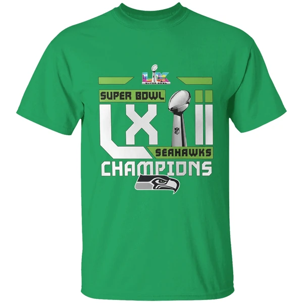 Seattle Seahawks Super Bowl 2026 Nfl Champs Football Shirt - Image 2