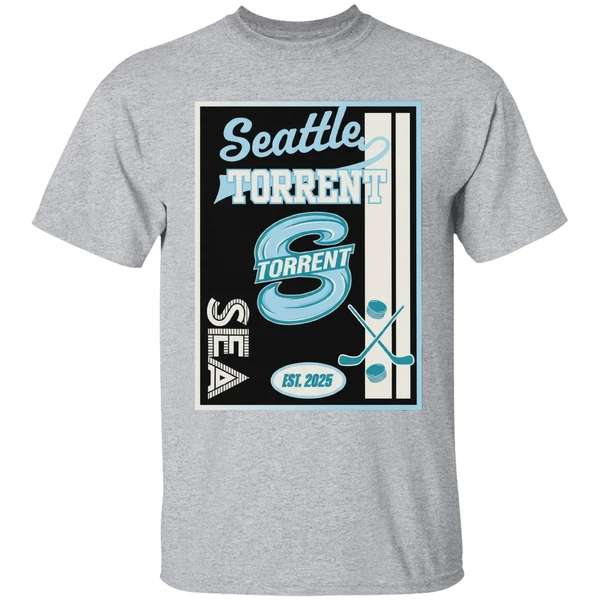 Seattle Torrent Est 2025 Hockey Shirt