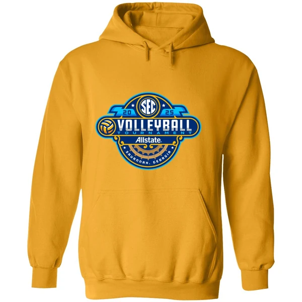 Sec Volleyball Tournament 2025 Allstate Savannah Bound Georgia Logo Hoodie
