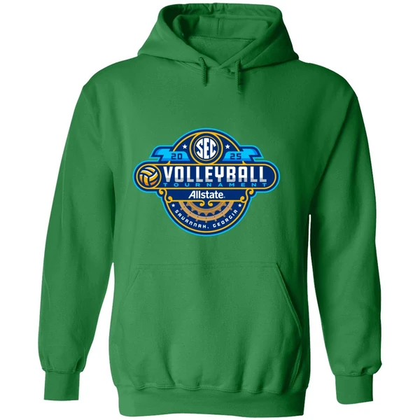 Sec Volleyball Tournament 2025 Allstate Savannah Bound Georgia Logo Hoodie - Image 2