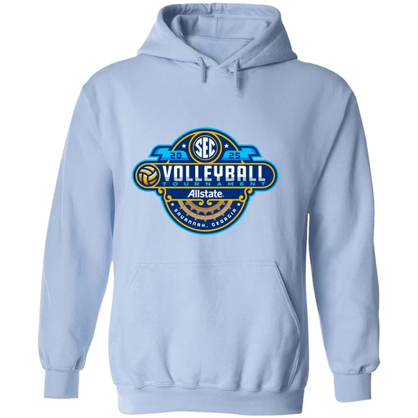 Sec Volleyball Tournament 2025 Allstate Savannah Bound Georgia Logo Hoodie - Image 4