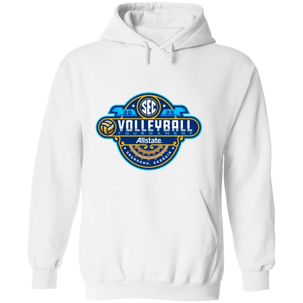 Sec Volleyball Tournament 2025 Allstate Savannah Bound Georgia Logo Hoodie - Image 8