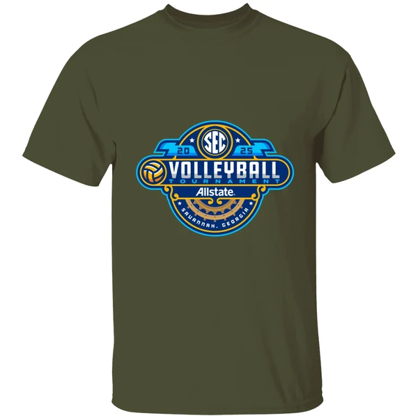Sec Volleyball Tournament 2025 Allstate Savannah Bound Georgia Logo Shirt - Image 3