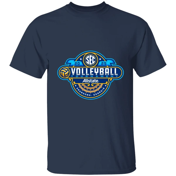 Sec Volleyball Tournament 2025 Allstate Savannah Bound Georgia Logo Shirt - Image 4