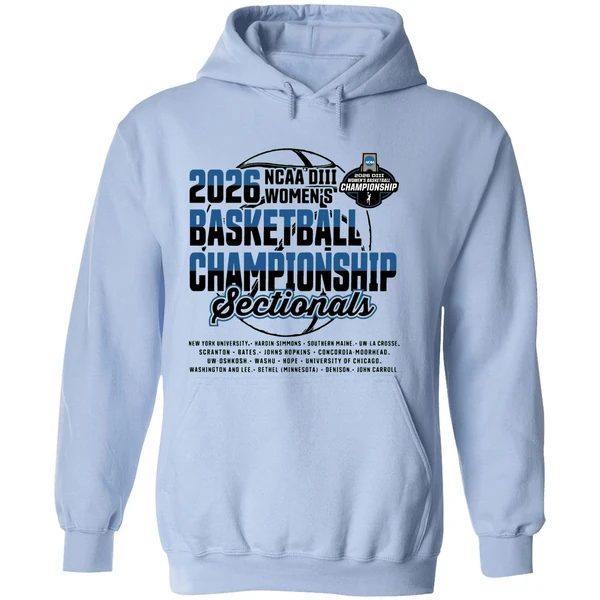 Sectionals 2026 Ncaa Diii Womens Basketball Championship Hoodie - Image 4