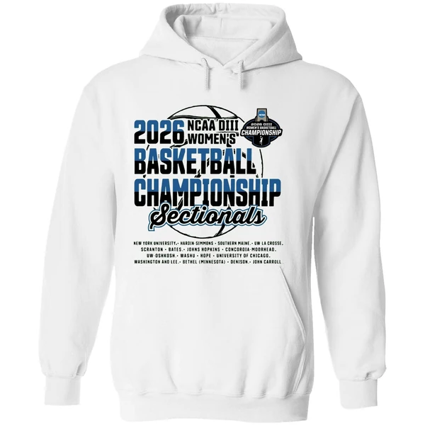 Sectionals 2026 Ncaa Diii Womens Basketball Championship Hoodie - Image 8