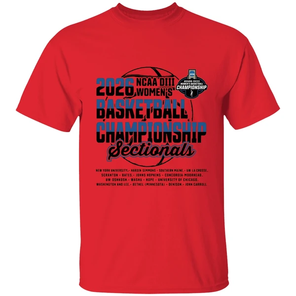 Sectionals 2026 Ncaa Diii Womens Basketball Championship Shirt - Image 4