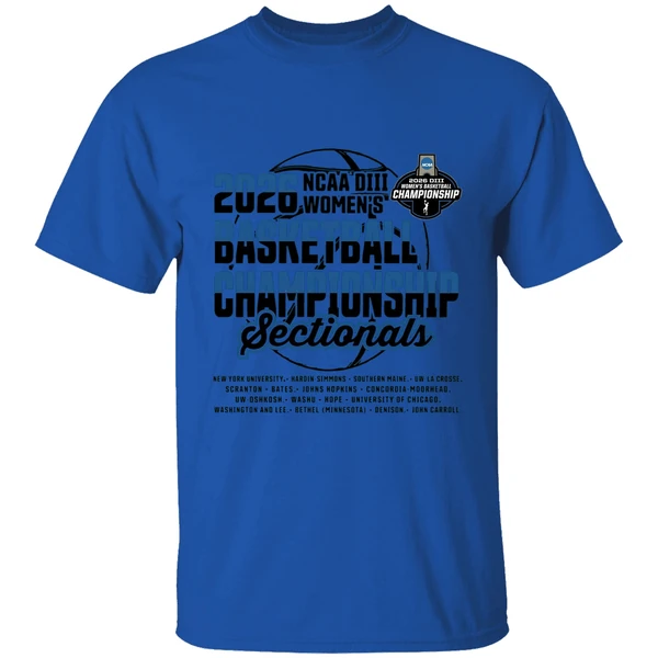 sectionals 2026 ncaa diii womens basketball championship shirt royalblue