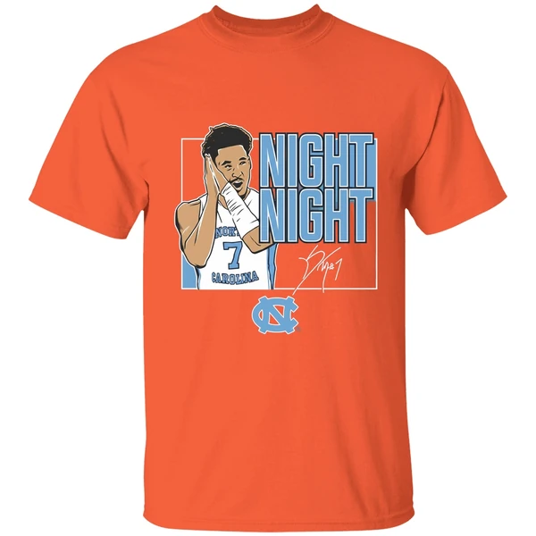 Seth Trimble Said Night Night North Carolina Tar Heels Basketball Signature Shirt - Image 6
