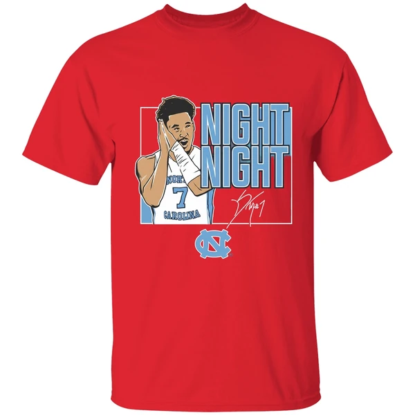 Seth Trimble Said Night Night North Carolina Tar Heels Basketball Signature Shirt - Image 7