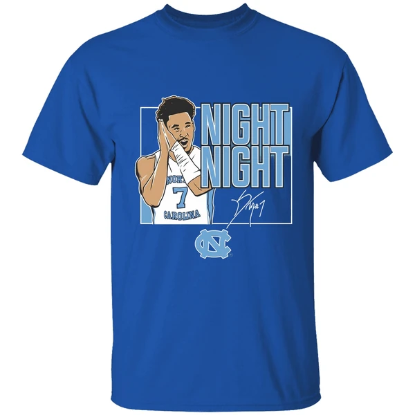 Seth Trimble Said Night Night North Carolina Tar Heels Basketball Signature Shirt - Image 8