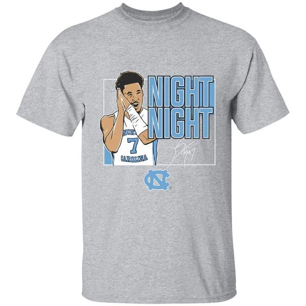 Seth Trimble Said Night Night North Carolina Tar Heels Basketball Signature Shirt - Image 9