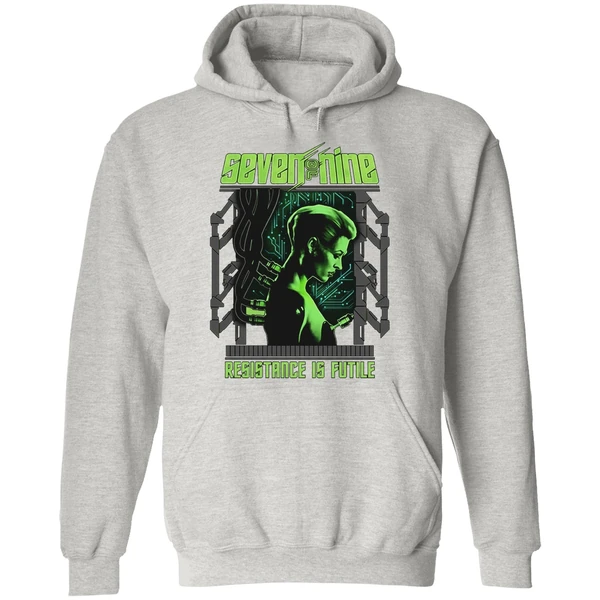 Seven Of Nine Resistance Is Futile Hoodie - Image 9