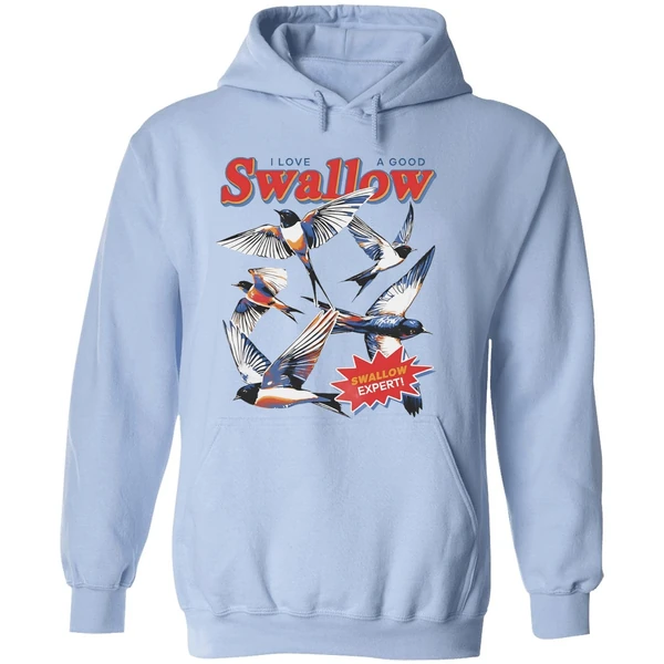 Several Swallow Birds I Love A Good Swallow Swallow Expert Hoodie - Image 4