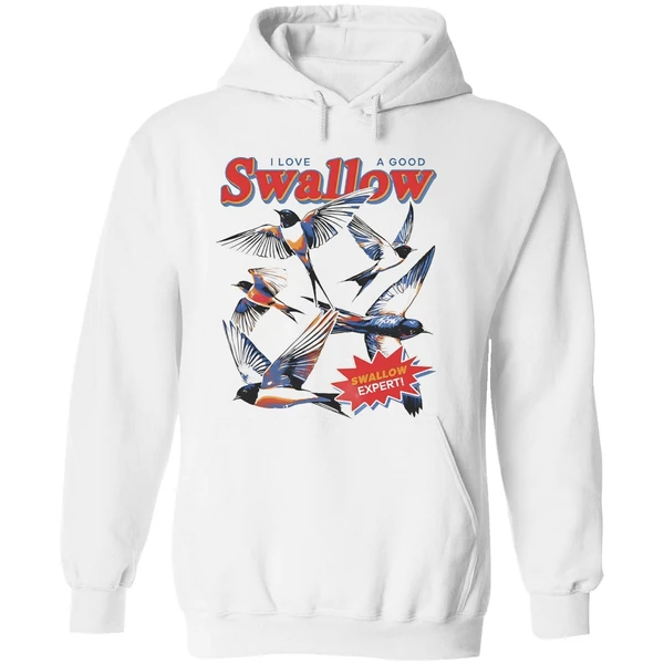 Several Swallow Birds I Love A Good Swallow Swallow Expert Hoodie - Image 8