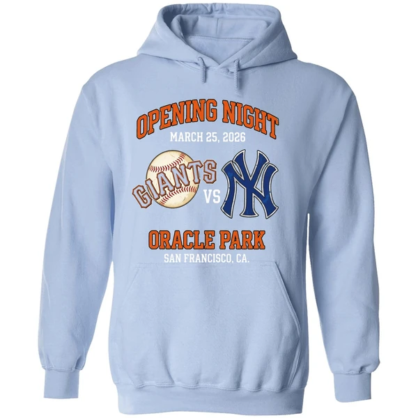 Sf Giants Vs Ny Yankees Opening Night Oracle Park 2026 Hoodie - Image 4