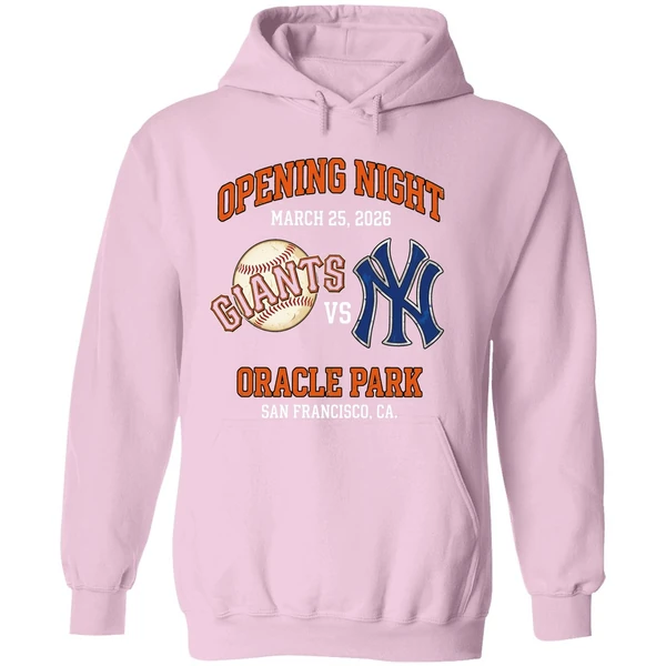 Sf Giants Vs Ny Yankees Opening Night Oracle Park 2026 Hoodie - Image 5